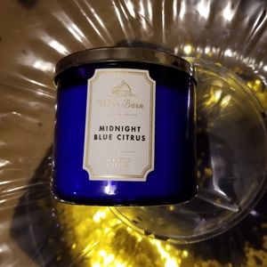 White Barn Midnight Blue Citrus candle